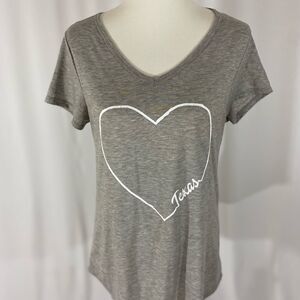 NWOT Heart Texas Graphic Tee Shirt